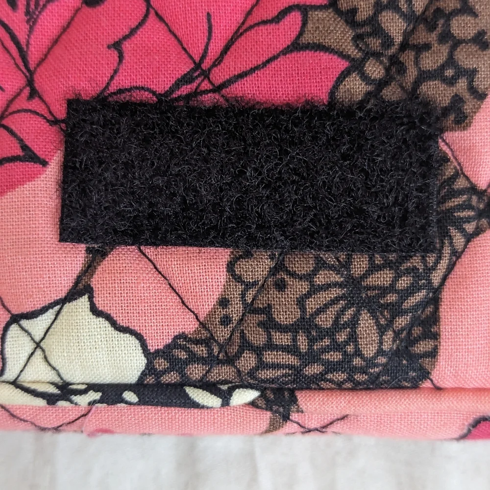 Vera Bradley Pink, Black & White Floral Crossbody Bag - Super Cute!